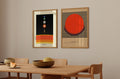 solar system and sunset home decor 01
