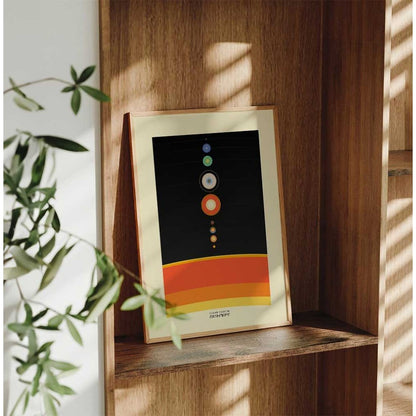 Solar System Framed Poster