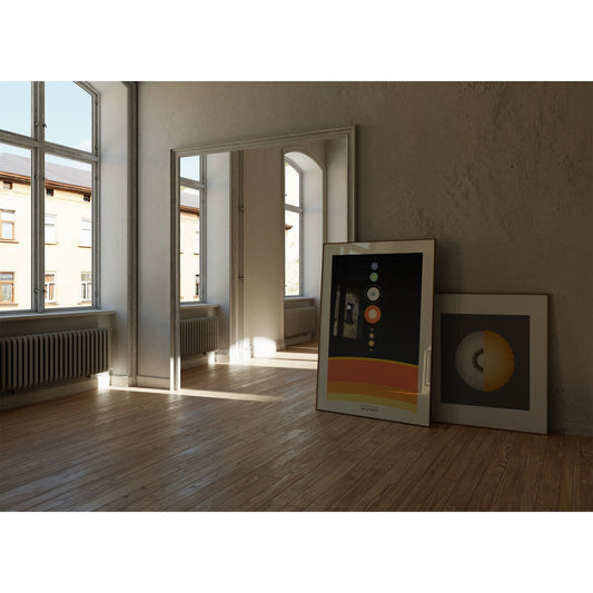Solar System Poster in room