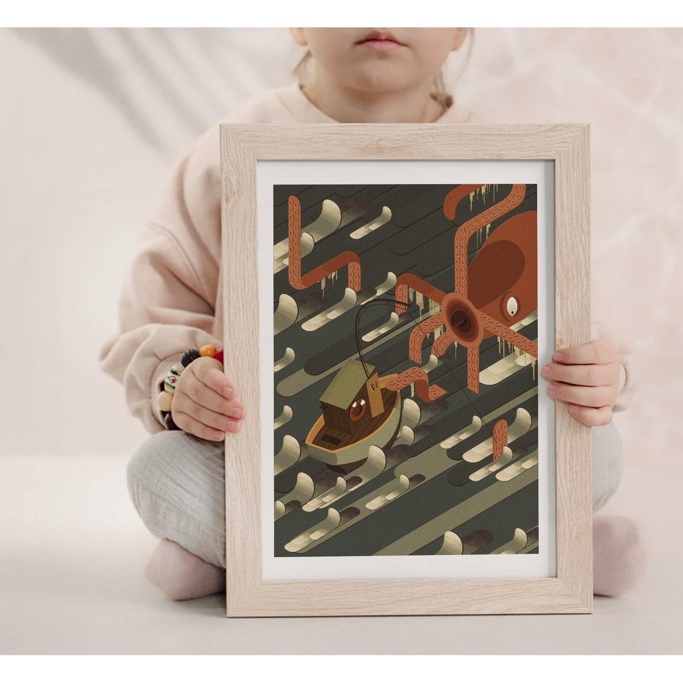 Squid Fight Poster - HiPosterShop