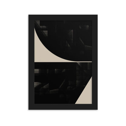 Minimalistic Abstract Framed poster