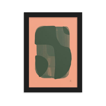 Green Thing framed artwork