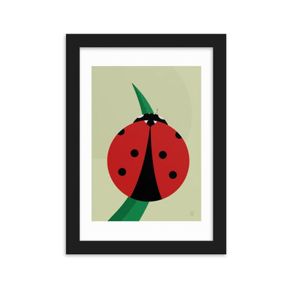 The Little Ladybug framed poster