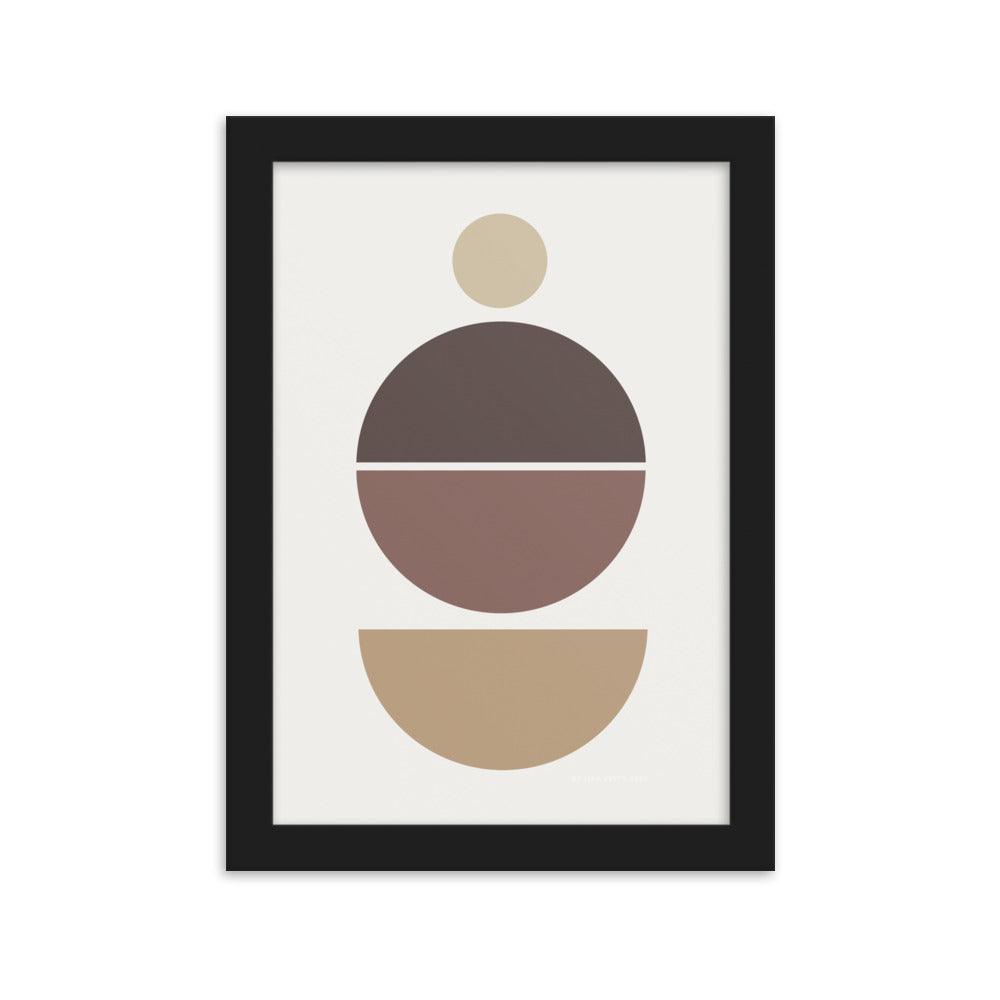 Simple Nordic Framed Poster