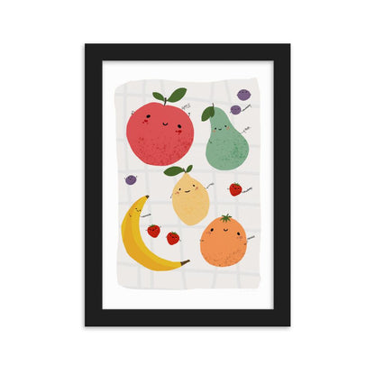 Colourful fruit Framed Poster