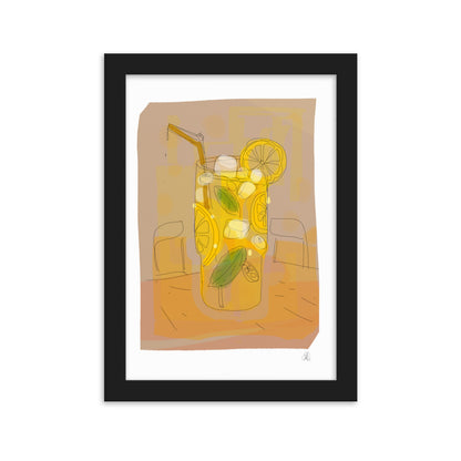 Lemon Framed Poster