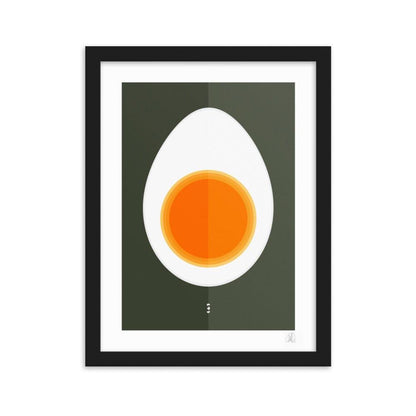 HALF EGG framed poster