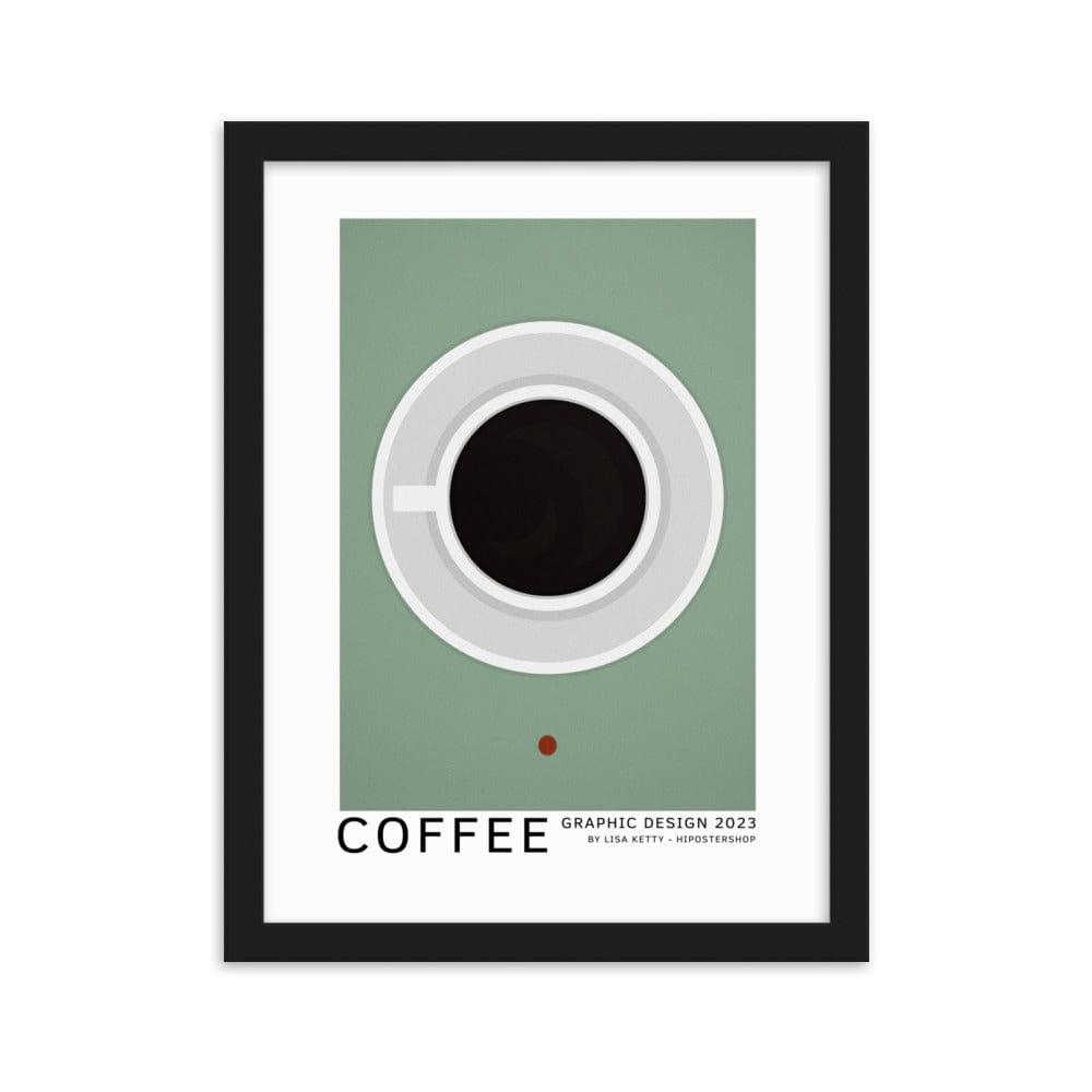 Coffee framed matte paper poster
