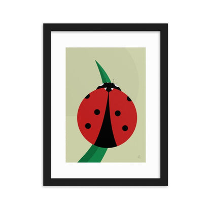 The Little Ladybug framed poster