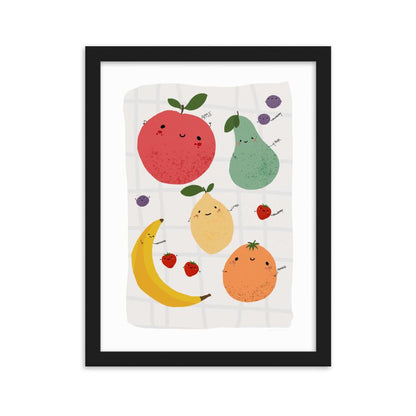 Colourful fruit Framed Poster