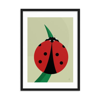 The Little Ladybug framed poster