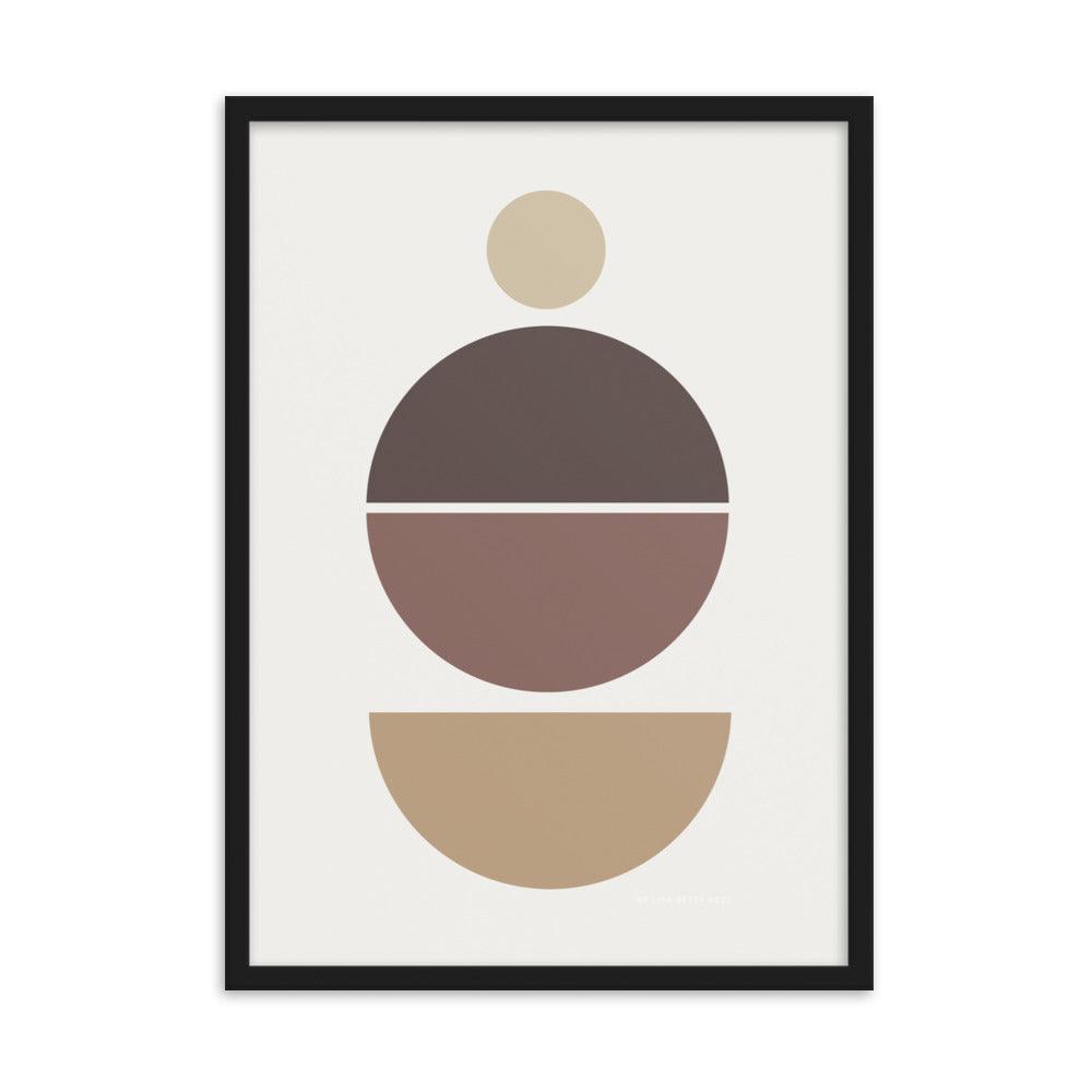 Simple Nordic Framed Poster