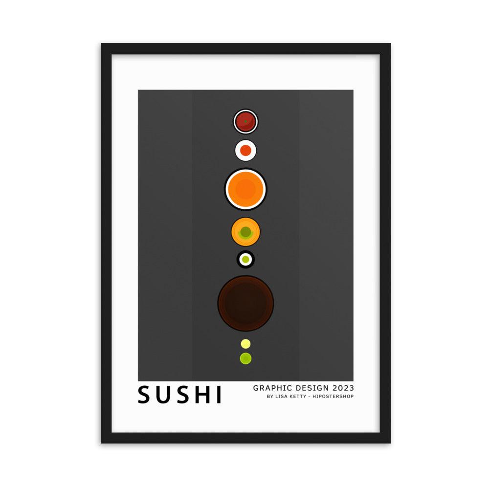 Sushi Framed Poster - HiPosterShop
