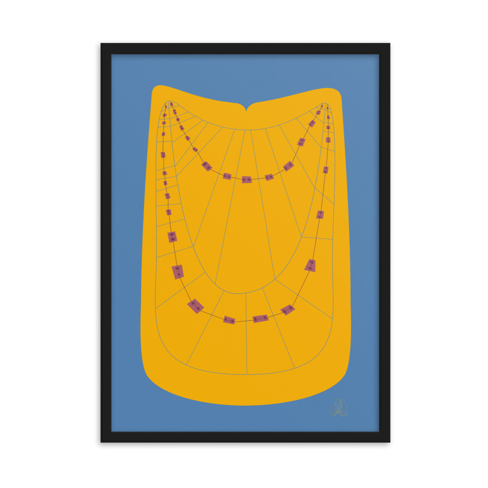 Teeth Alignment Made Easy: An Orthodontic Braces Framed Poster
