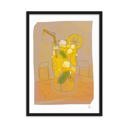 Lemon Framed Poster