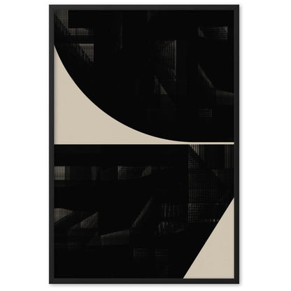 Minimalistic Abstract Framed poster