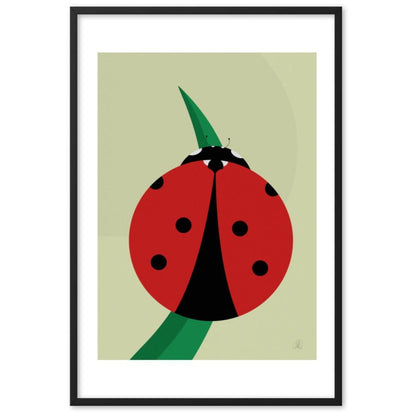 The Little Ladybug framed poster