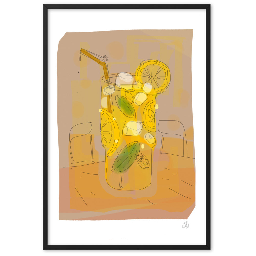 Lemon Framed Poster - HiPosterShop