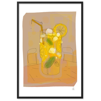 Lemon Framed Poster