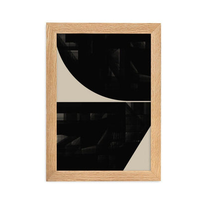 Minimalistic Abstract Framed poster