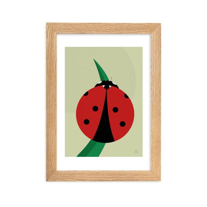 The Little Ladybug framed poster