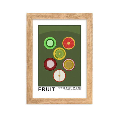 Fruit Poster Framed Artwork