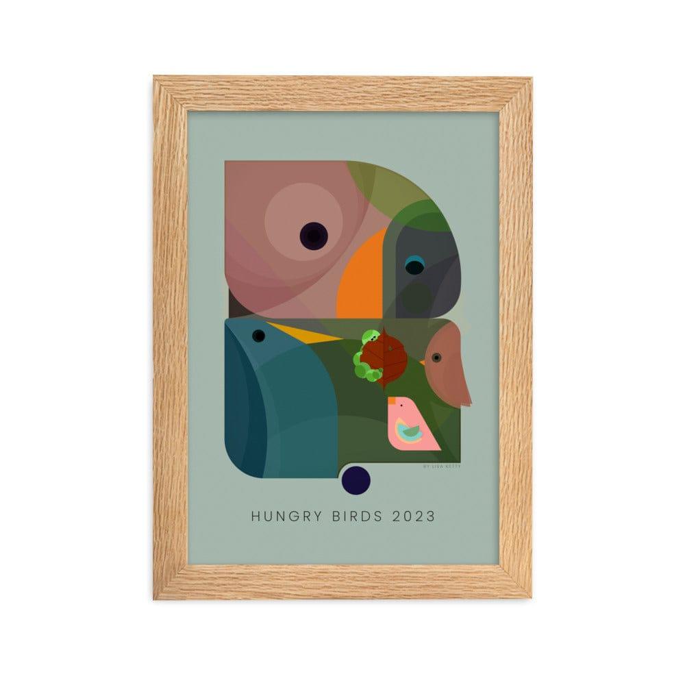 Hungry Birds 2023 Framed poster