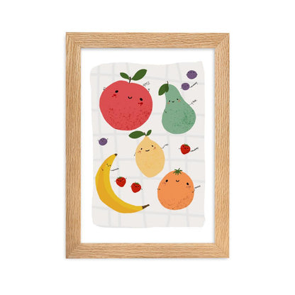 Colourful fruit Framed Poster