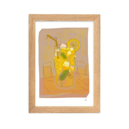 Lemon Framed Poster