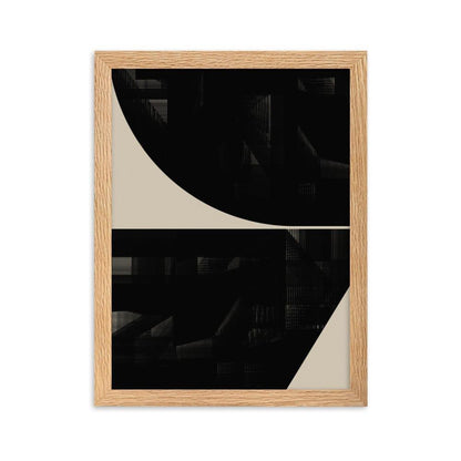 Minimalistic Abstract Framed poster