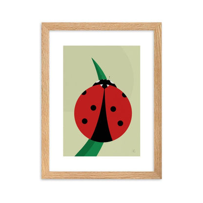 The Little Ladybug framed poster