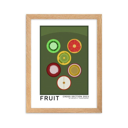 Fruit Poster Framed Artwork