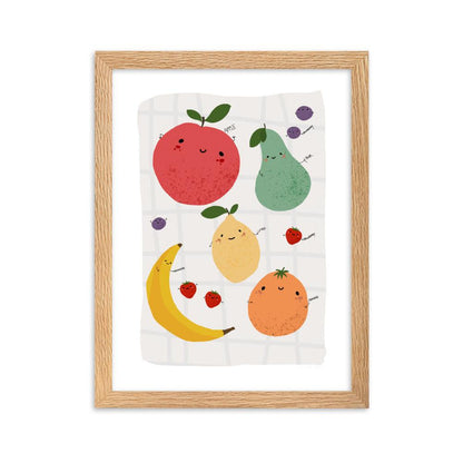 Colourful fruit Framed Poster