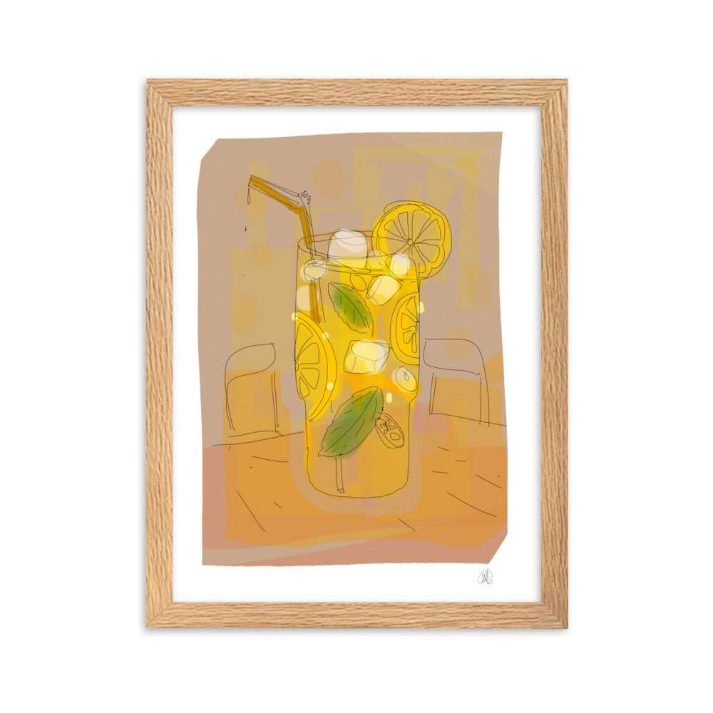 Lemon Framed Poster