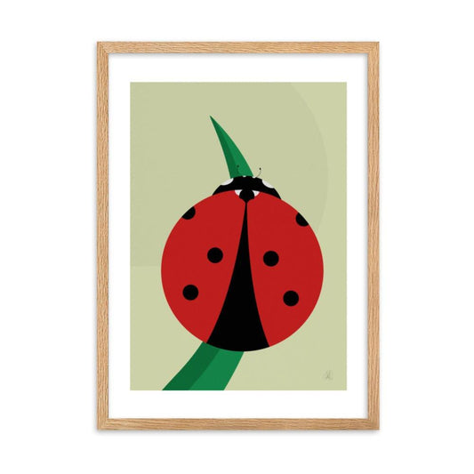 The Little Ladybug framed poster | HiPosterShop