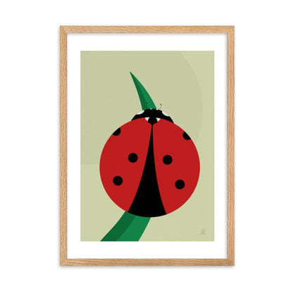 The Little Ladybug framed poster