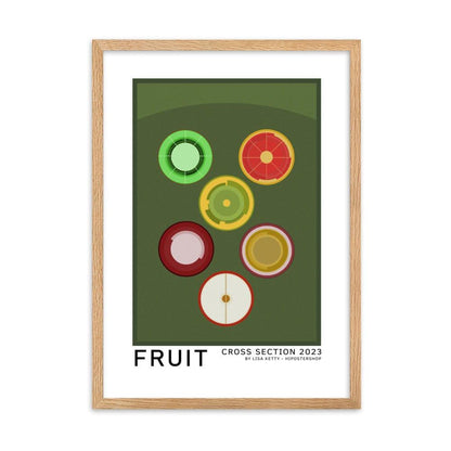 Fruit Poster Framed Artwork