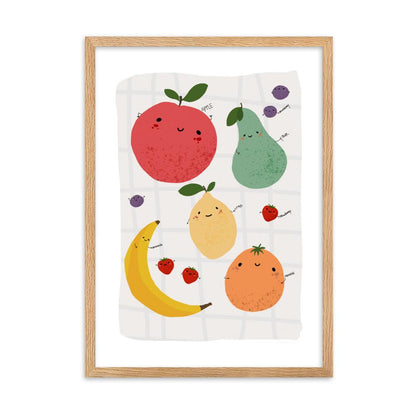 Colourful fruit Framed Poster