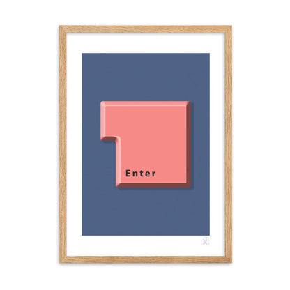 Enter the Dream Framed Poster