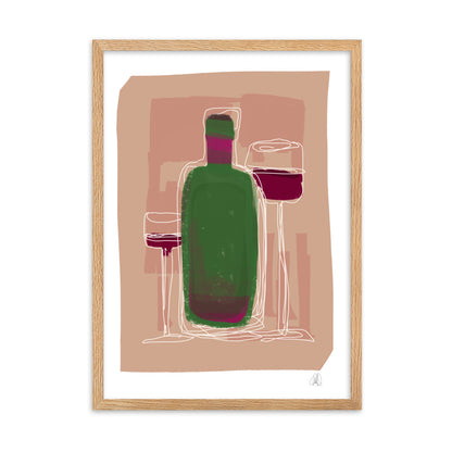 Wine Framed Poster