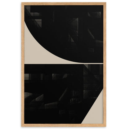 Minimalistic Abstract Framed poster