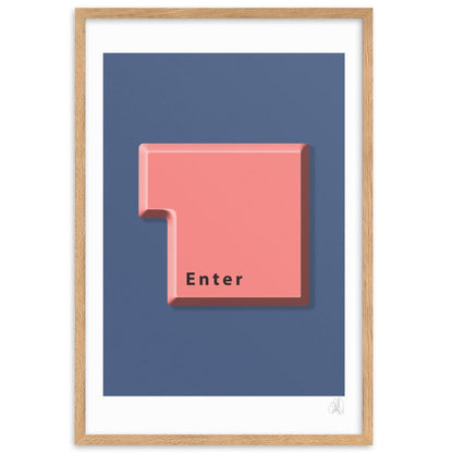 Enter the Dream Framed Poster