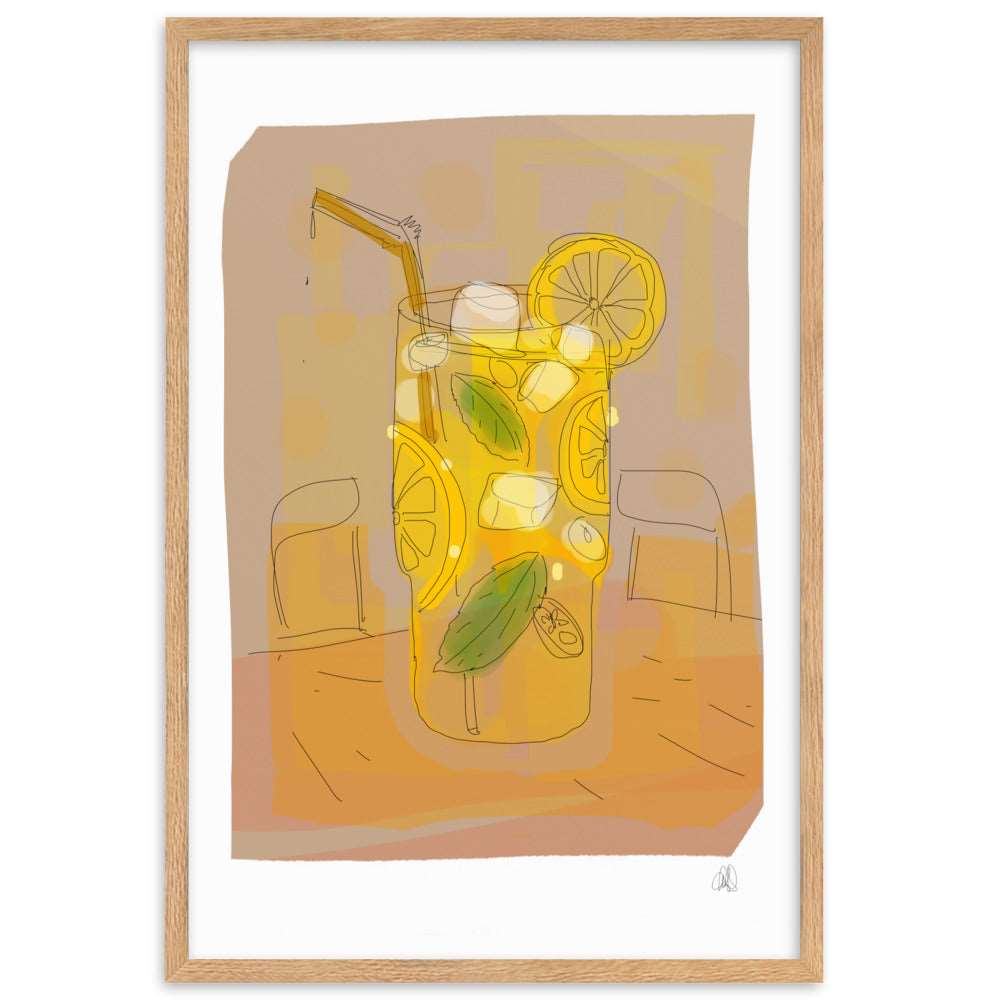 Lemon Framed Poster