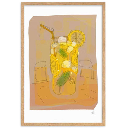 Lemon Framed Poster