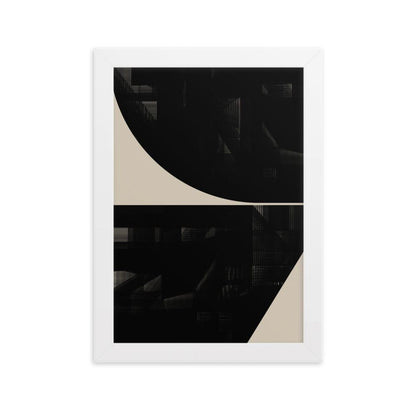 Minimalistic Abstract Framed poster