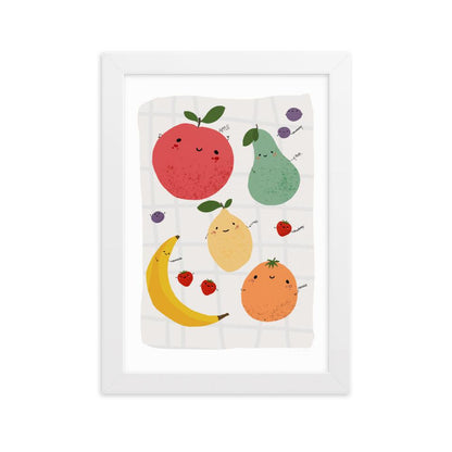 Colourful fruit Framed Poster