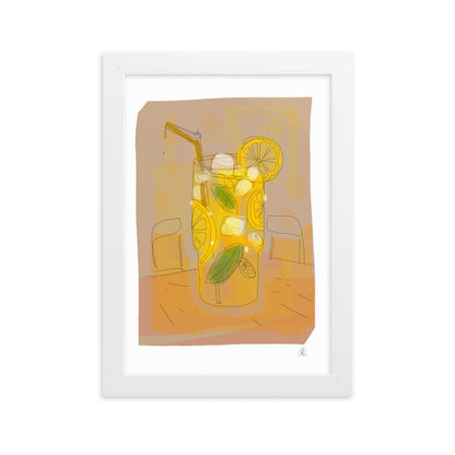 Lemon Framed Poster