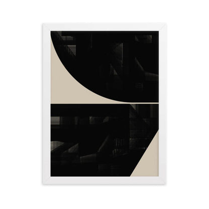 Minimalistic Abstract Framed poster