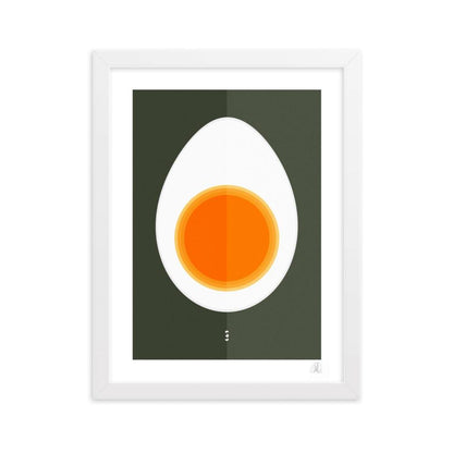 HALF EGG framed poster