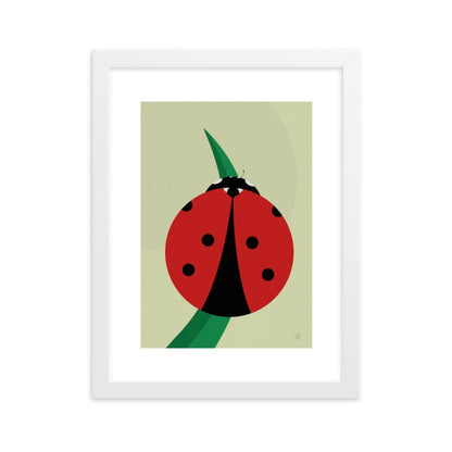 The Little Ladybug framed poster